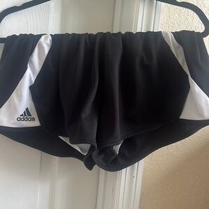 Black running shorts